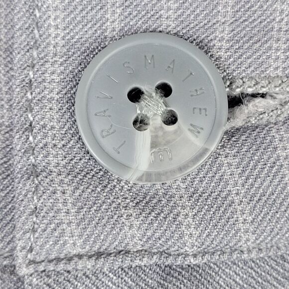 Travis Mathew 12" Shorts Mens 40 Gray White Stripe Stretch Performance Golf - Picture 7 of 15